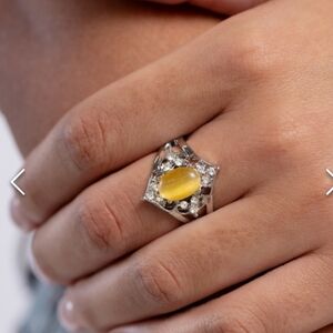 Countdown to Countess Yellow Ring  Silver